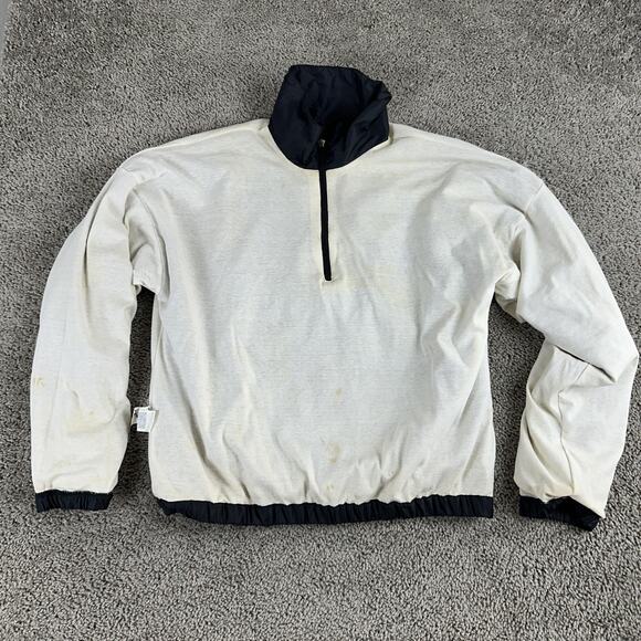 Vintage Ellesse Jacket Mens Large Black Red Reversible Anorak Zip Made Italy 90s - Picture 15 of 16